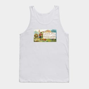 1880 Boy playing with animals Tank Top